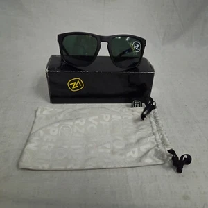 Von Zipper VZ Lomax Square Sunglasses Black Satin Frame w/ Grey Lens *DISPLAY* - Picture 1 of 10