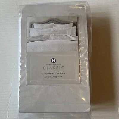 Hotel Collection Matelasse STANDARD  (1) Pillowsham White $120💖💖 - Image 1 of 4