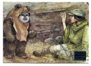 2018 Topps Star Wars Galaxy BLUE Foil Parallel #75