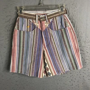 Vintage Jewells Classic Bottoms Denim Shorts  Juniors 3 Western Bareback Aztec - Picture 1 of 19
