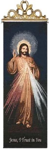 The Divine Mercy- Religious Tapestry Bell Pull - NEW - Picture 1 of 1