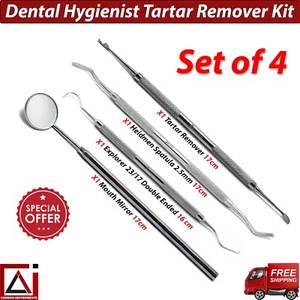 Mouth Mirror Heidemann Explorer 23-17 Tartar Remover Hygienist Examination Kit - Picture 1 of 5