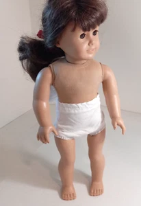 Pleasant Company Doll Brunette Brown Eyes 18 Inch New Undies Stringing AG2 - Bild 1 von 9