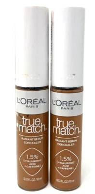 (2) Loreal True Match Radiant Serum Concealer 0.33 fl oz Sealed C7 - Medium Deep - Image 1 of 3