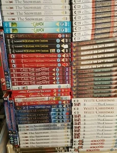 NEW SEALED CHRISTMAS DVDS - VARIOUS TITLES UP TO 30% MULTI PURCHASE DISCOUNT - Picture 1 of 138