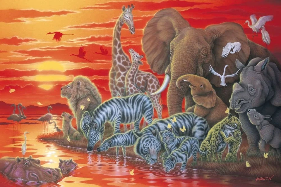 Rompecabezas Época Super Master Ex 2542 piezas Kentaro Nishino Precious Animal Tig Foto 1 de 1