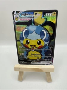 Pokémon Non-TCG Sobble Pikachu VCOS High Quality Holo Fan Art - Picture 1 of 2