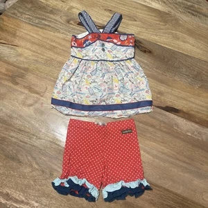 Girls Matilda Jane Wish You Were Around the World outfit size 6 - Picture 1 of 10
