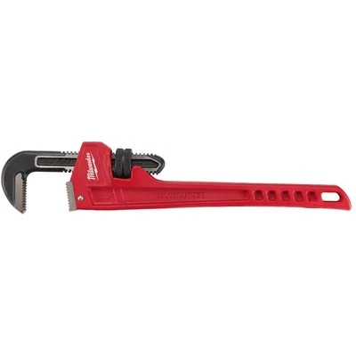 Milwaukee 48-22-7118 18" Overbite Jaw Steel Pipe Wrench with Dual Coil Springs - Image 1 of 3
