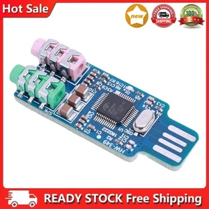 CM108 Sound Card Module Useful External Sound Card Chip Board Stereo Sound Card - Afbeelding 1 van 12