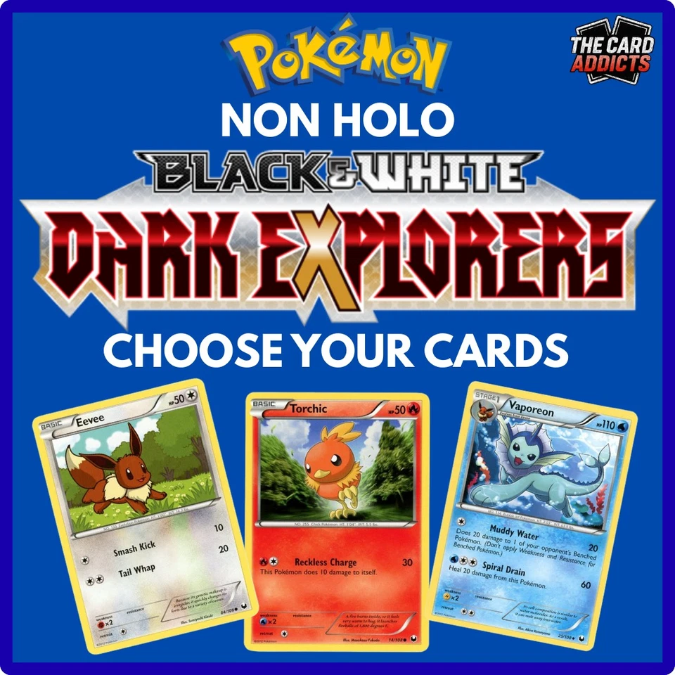 Dark Explorers Non Holo Pokemon Card Singles - Choose Your Cards - Image 1 of 1