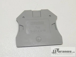 NEU Phoenix Contact Typ D-UT 2,5-10 Abschlussdeckel D-UT2,5-10 - Bild 1 von 2