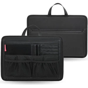 Schmaler robuster Organizer-Einsatz für Aktentasche Messenger Tragetasche - 13 Taschen, Dura... - Bild 1 von 9