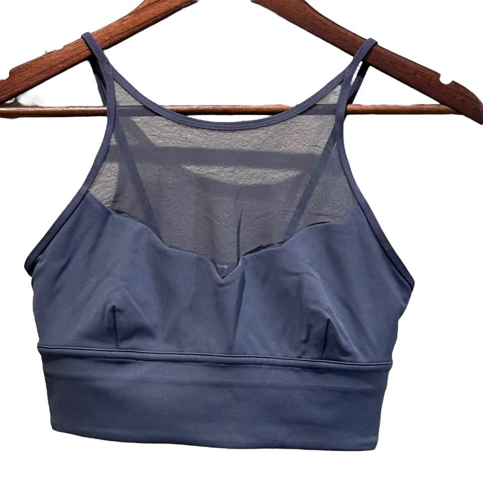 Sujetador deportivo Lululemon Adore Your Core para mujer malla vieira sombra azul talla 6 Foto 1 de 4