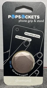 Popsocket Diamond Rose Gold Facets Popgrip Phone Grip And Stand New - Picture 1 of 3