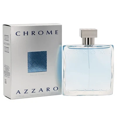 CHROME por Loris Azzaro para hombres Colonia 3,3 oz / 3,4 oz EDT Nuevo en caja Foto 1 de 4
