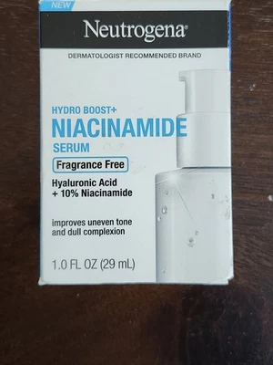 Neutrogena Hydro Boost+ Suero de Niacinamida Ácido Hialurónico Sin Fragancia 1.0floz Foto 1 de 4