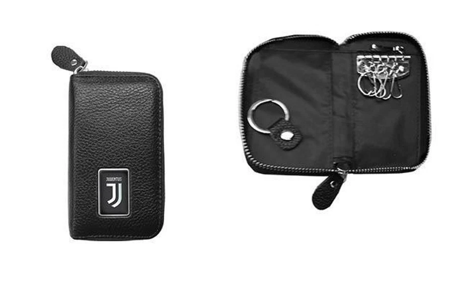 Portachiavi Juventus in Pelle con Zip  JJ  PS 09391 juve - Immagine 1 di 1