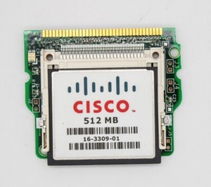 Genuine Cisco 512MB Compact Flash Card 16-3309-01 Boot Flash Adapter 73-10224-05
