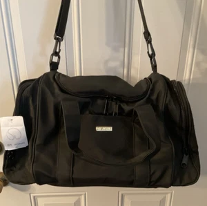 Bolso de Lona St. John Negro Acolchado Negro Grande 3 Bolsillos Exterior Correa para el Hombro - Imagen 1 de 16