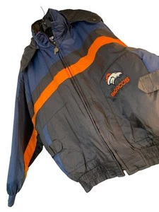 VTG Pro Player Denver Broncos Jacket XL / 2XL  Embroider Logos Quilted 8980 - Picture 1 of 13