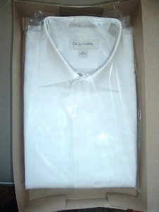Camisa de Vestir John W. Nordstrom Esmoquin Algodón/Algodón Orgánico Talla 15/34-35 ¡COMO NUEVA! - Imagen 1 de 2