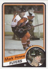 84/85 TOPPS...MARK HOWE...CARD # 817...FLYERS...FREE COMBINED SHIPPING