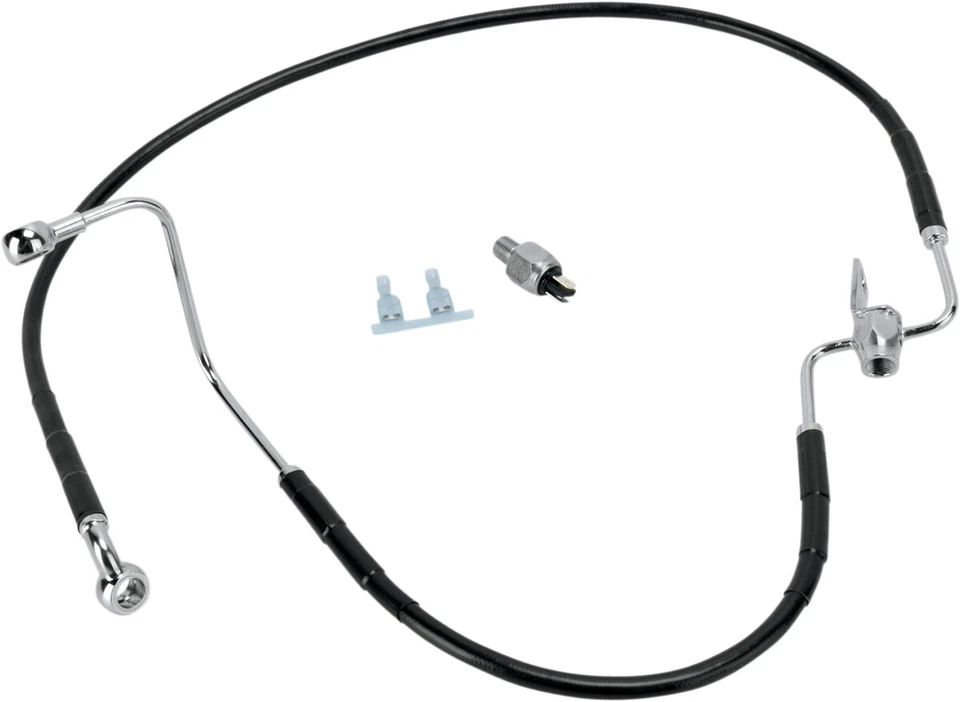 Línea de freno trasero negra Harley-Davidson Heritage Classic EFI FLSTCI 2008-2010 Foto 1 de 1