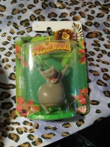 Micro Mattel Dreamworks Madagascar - Gloria The Hippo (Character Figurine)  New Cover
