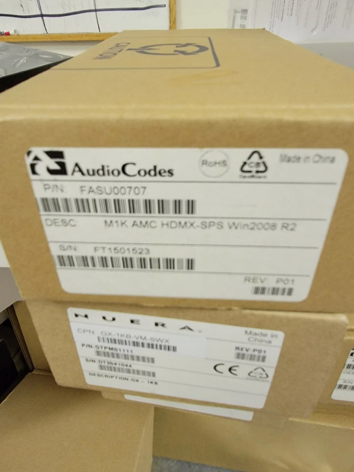 New AudioCodes m1k amc hdmx-sps win2008 R2 FASU00707 - Image 1 of 1