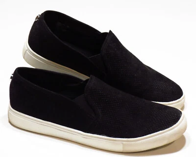 Steve Madden Zarayy Black Suede Women's Size 10 Comfort Slip On Sneaker Shoes! - Image 1 of 4