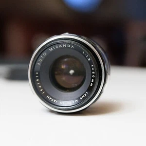 VINTAGE AUTO MIRANDA 50MM F1.8 PRIME CAMERA LENS - Picture 1 of 5
