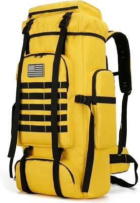 Hiking Backpack for Men 70L/100L Camping Backpack Military Rucksack Molle Pack - Image 1 of 4