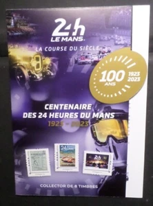 FRANCE 2023 COLLECTOR 8 timbres 100 ANS COURSE AUTOMOBILES 24h LE MANS neuf** - Photo 1/4