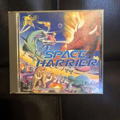 USED SPACE HARRIER NEC PC Engine Hu Card Video Game Retro Tested 1988 Shooter - Image 1 of 4