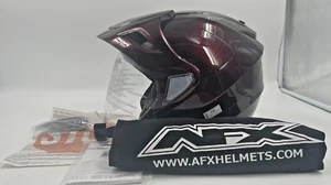 AFX FX-50 MOTORCYCLE Wine Helmet 0104-1392 XX-LARGE 64-65CM - Picture 1 of 14
