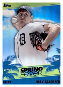 2014 Topps Spring Fever Max Scherzer MLB Foil Insert Parallel PWE Tigers #33 - Picture 1 of 2