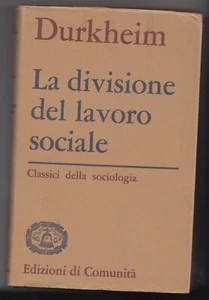 Die Teilung der Sozialen Arbeit Durkheim Gemeinschaftsausgaben 1962 - Bild 1 von 1