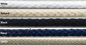 Drawstring Cotton Cord Trimming - 24 Yards - Many Colors! MADE IN USA! - Picture 1 of 10