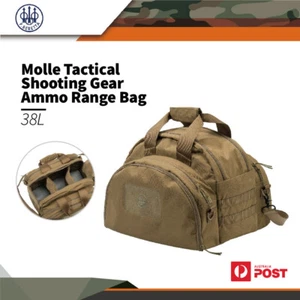 Beretta Molle Tactical Shooting Gear Firearm Pistol Part Ammo Range Bag Tan 38l - Picture 1 of 5