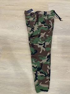 NWT Rare Men’s Polo Ralph Lauren Camo Cargo Jogger SweatPants. Size 2XL - Picture 1 of 10