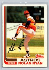 1982 Topps #90 Nolan Ryan     Houston Astros Card