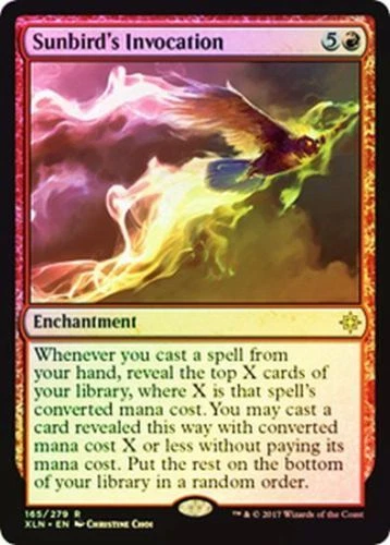 1x NM/LP FOIL Sunbird's Invocation Magic EDH MTG Ixalan XLN Look!!!!!! - Image 1 of 1