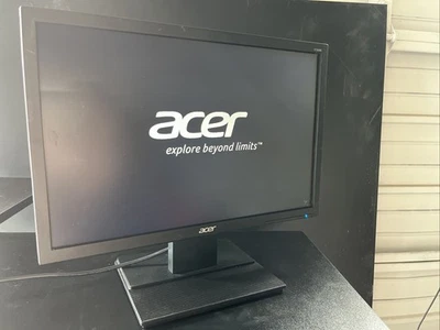 Acer V196WL b 19” Widescreen LED Monitor – 1440x900, VGA/DVI, Tested - Image 1 of 4