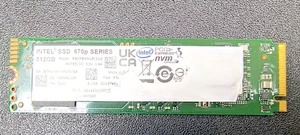Intel 670p SSDPEKNU512GZ 512 GB NVMe 80mm Solid State Drive - Picture 1 of 4