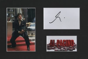 Al Pacino Hand Signed Mount A4 Autograph Inc COA Film Scarface - Picture 1 of 1