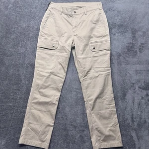 Pantalone Duluth Trading 40 Grana Uomo 34x32 Beige Cargo Lavoro Utilità Vestibilità Standard - Foto 1 di 9