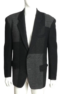 COMME DES GARCONS- Patchwork Tweed Blazer, Size Medium - Picture 1 of 5