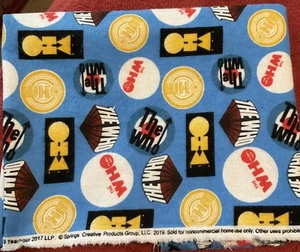 40” X 36” Flannel Fabric Springs Creative 2019 THE WHO Multi Logo - Picture 1 of 6
