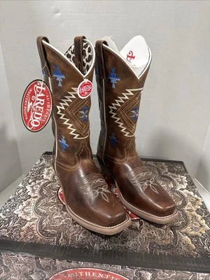 Bota Western Laredo Meera para mujer punta cuadrada tostada 6 M EE. UU. Foto 1 de 4